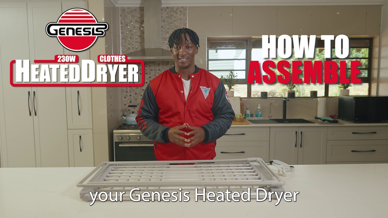 Genesis Heated Dryer | Electric Clothes Rack with Cover – Video