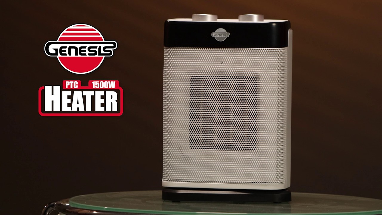 Genesis PTC Fan Heater 1500W | Indoor Heating – Video