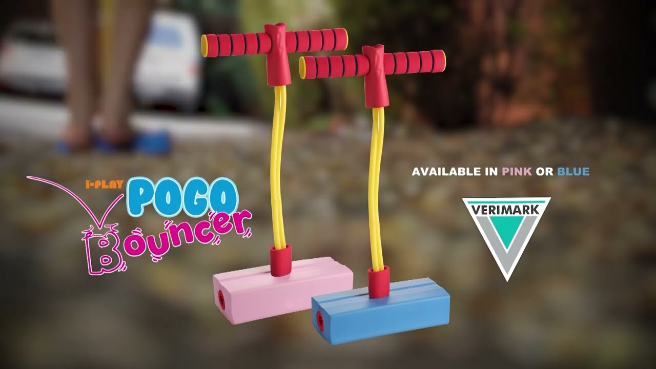 DEMO | i-Play Pogobouncer Blue | Outdoor Jumping Toy – Video
