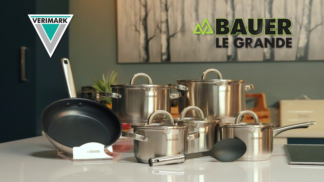 Bauer Le Grande 28cm Fry Pan | Stainless Steel Non-Stick Fry Pan – Video