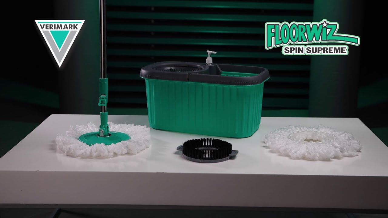Floorwiz Spin Supreme | Microfibre Mop with Wash & Dry Bucket – Video