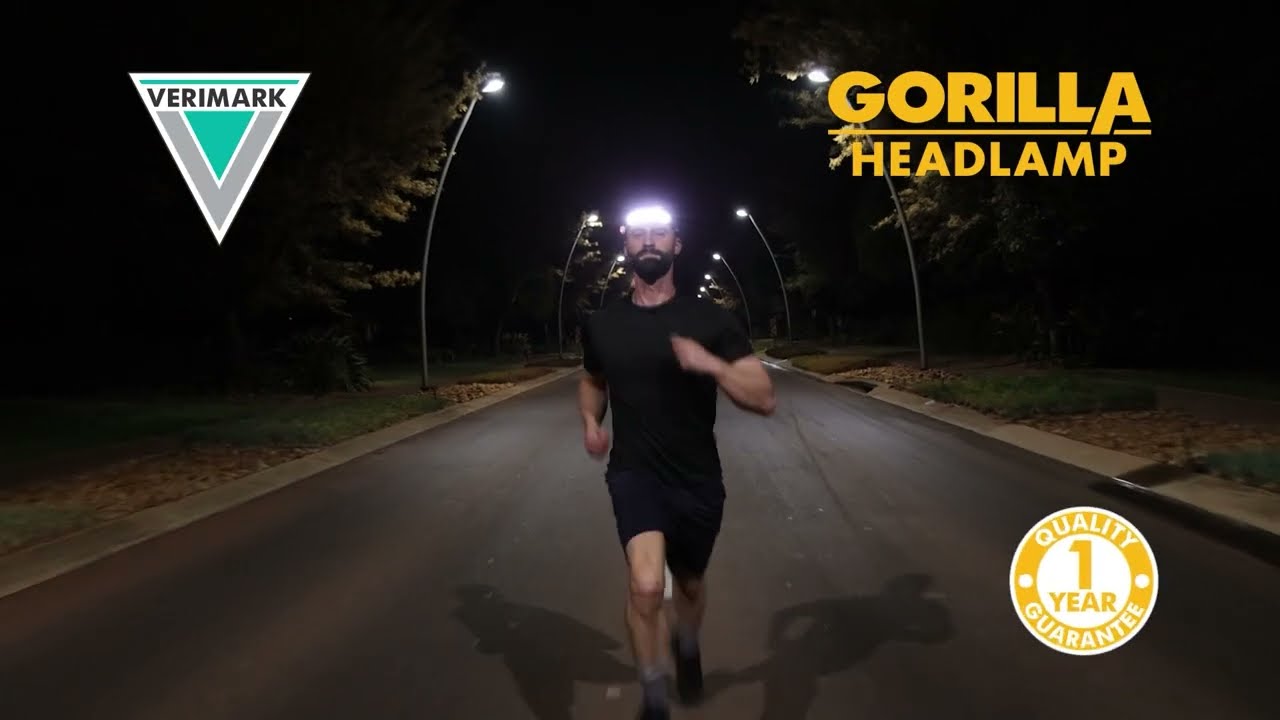 Gorilla Headlamp | Rechargeable Wave Sensor Headlight – Video