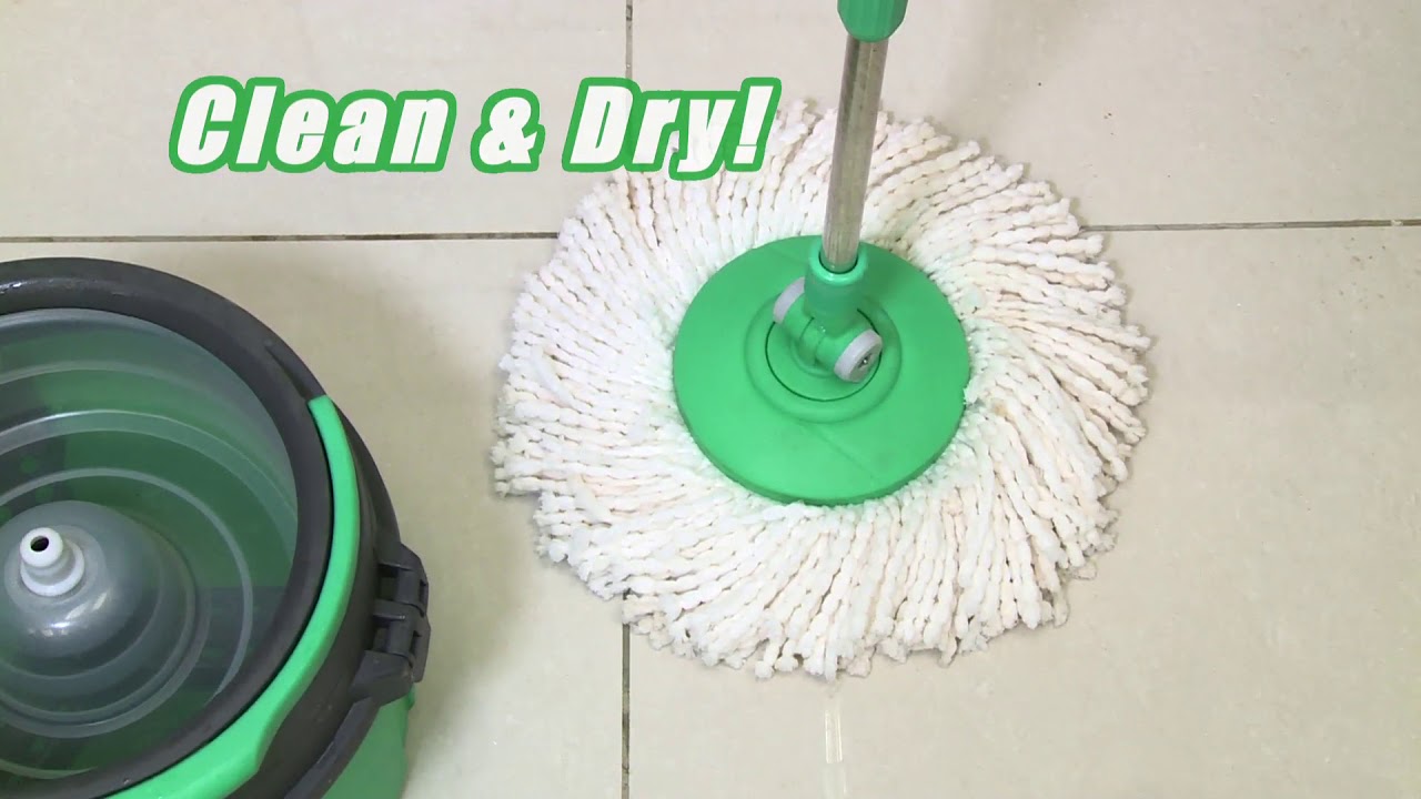 DEMO | Floorwiz Spin Tech Mop | Microfibre Mop with Wash & Dry Bucket – Video