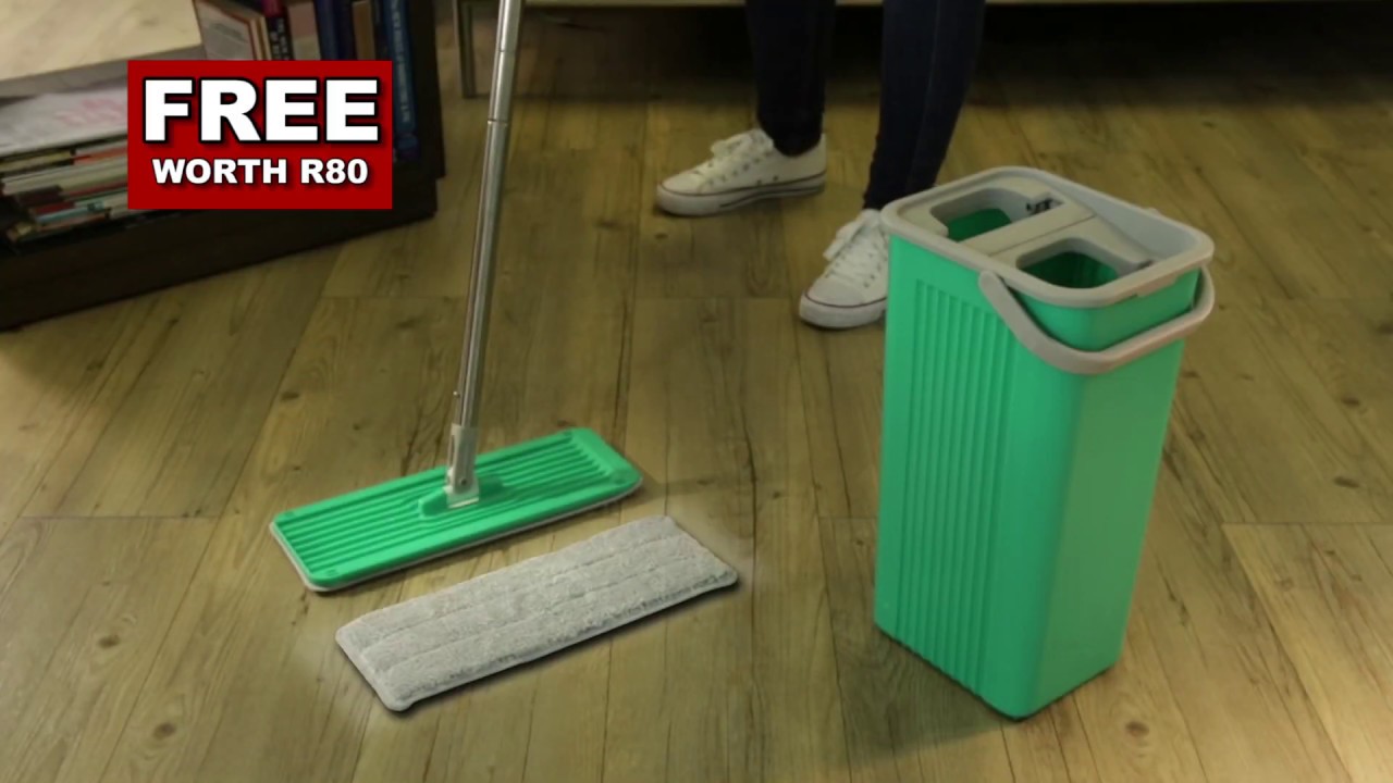 DEMO | Floorwiz Dual Clean Combo | Microfibre Mop with Wash & Dry Bucket – Video