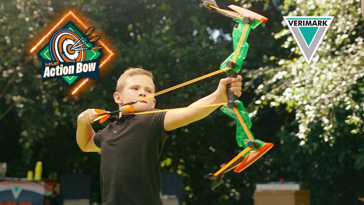 i-Play Action Bow Orange | Kids Bow & Arrow Toy – Video