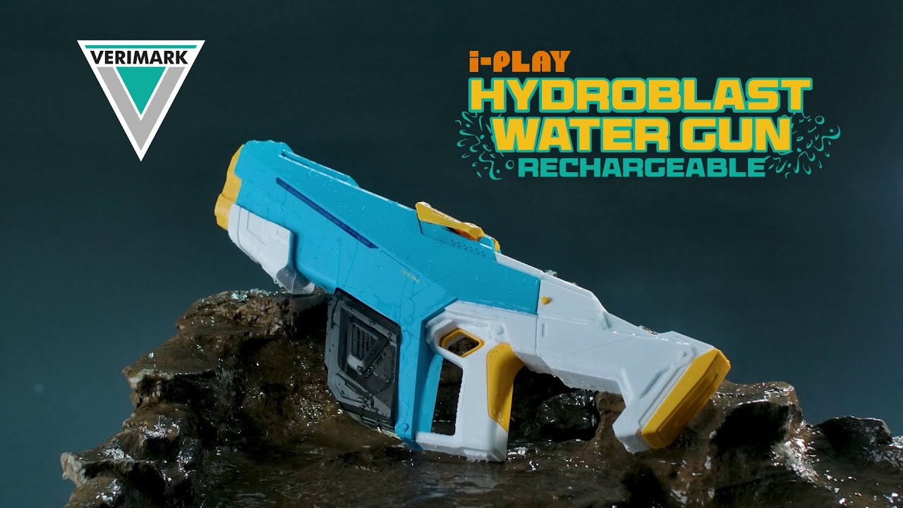 i-Play HydroBlast Water Gun | Rechargeable & Automatic Water Gun Toy – Video