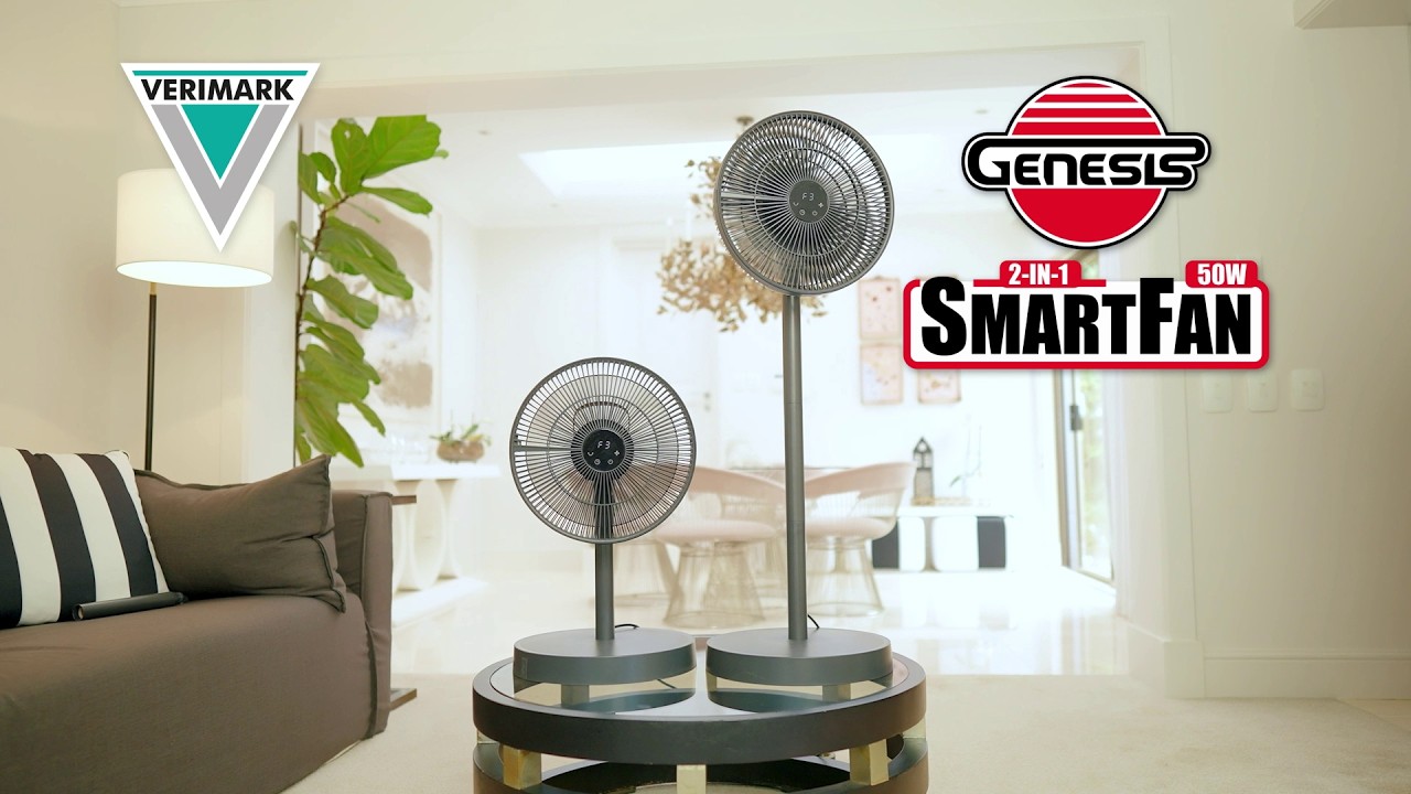 Genesis 2-in-1 Smart Fan | Voice Controlled Pedestal Fan – Video