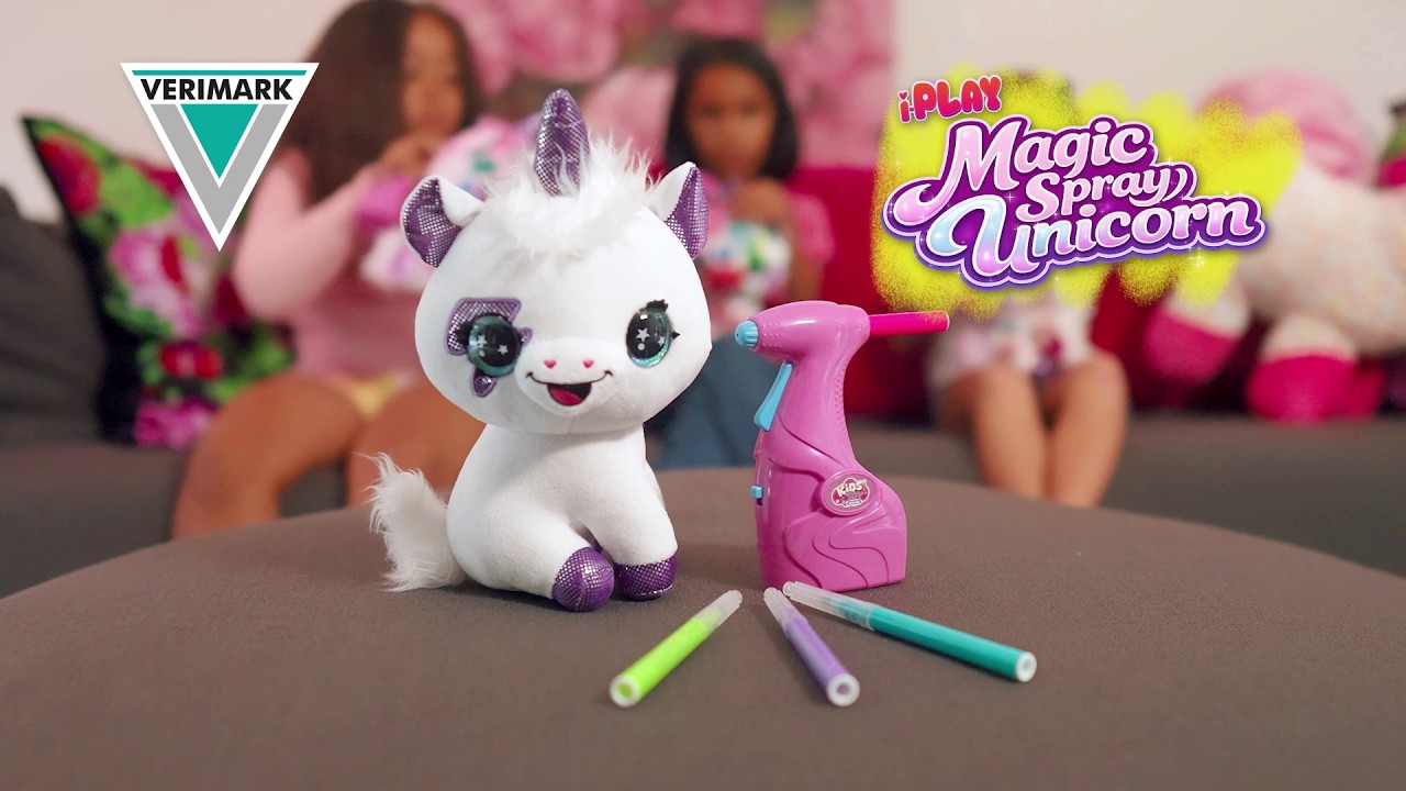 i-Play Magic Spray Unicorn | Plush Girls Toy – Video