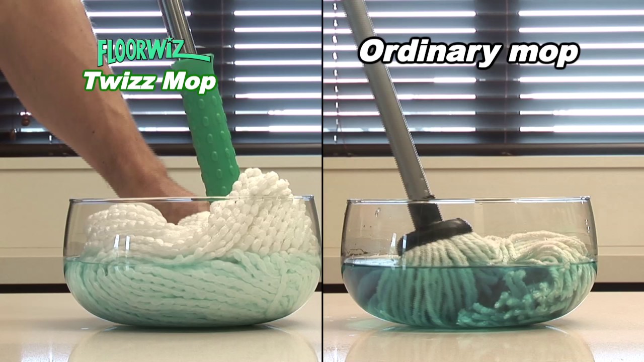 Floorwiz Twizz Mop X2 Replacement Head | Microfibre Spaghetti Mop Replacement Head – Video