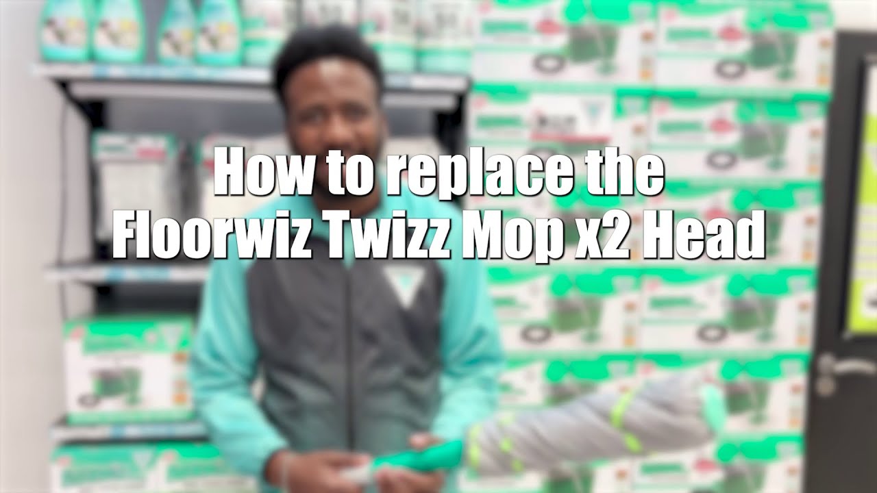 Floorwiz Twizz Mop X2 Replacement Head | Microfibre Spaghetti Mop Replacement Head – Video