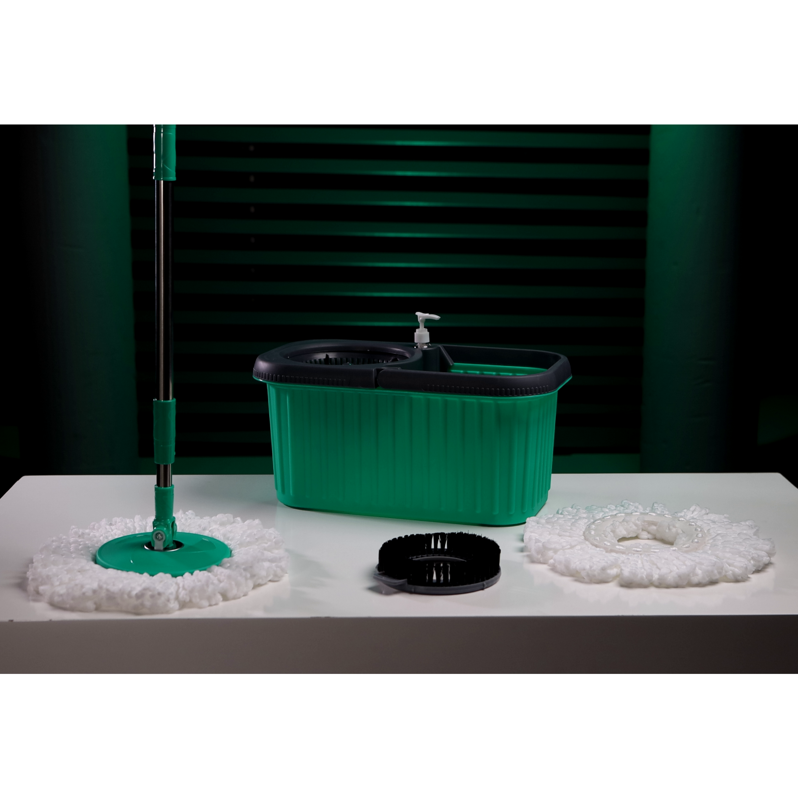 Floorwiz Spin Supreme | Microfibre Mop with Wash & Dry Bucket