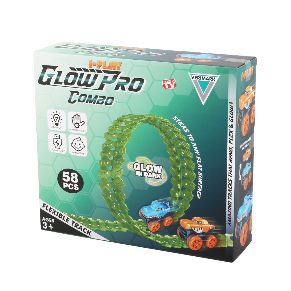 i-Play Glow Pro Starter Kit | Track & Car Toy - Verimark