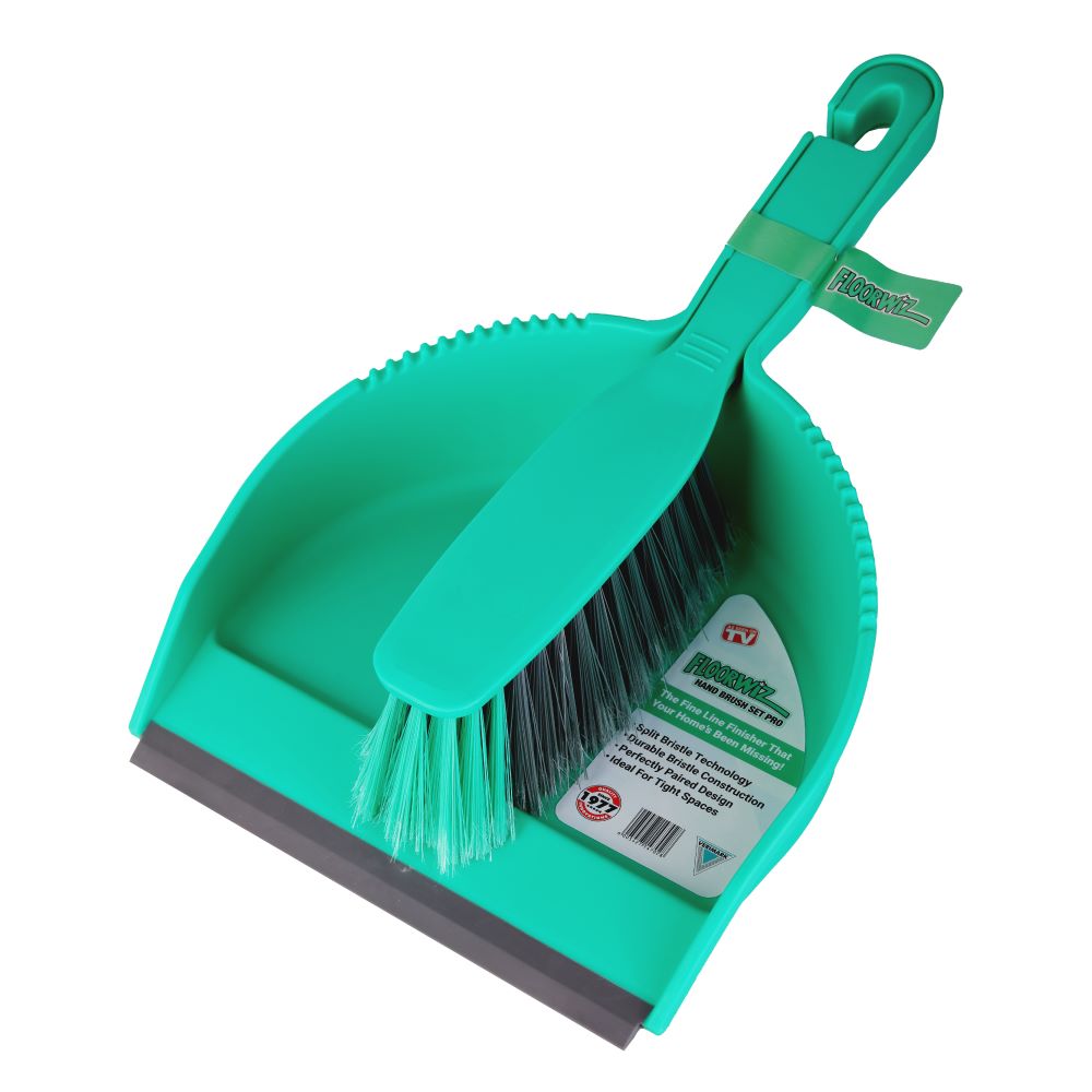 Floorwiz Hand Brush Set Pro | Hand Brush & Dustpan Set - Verimark