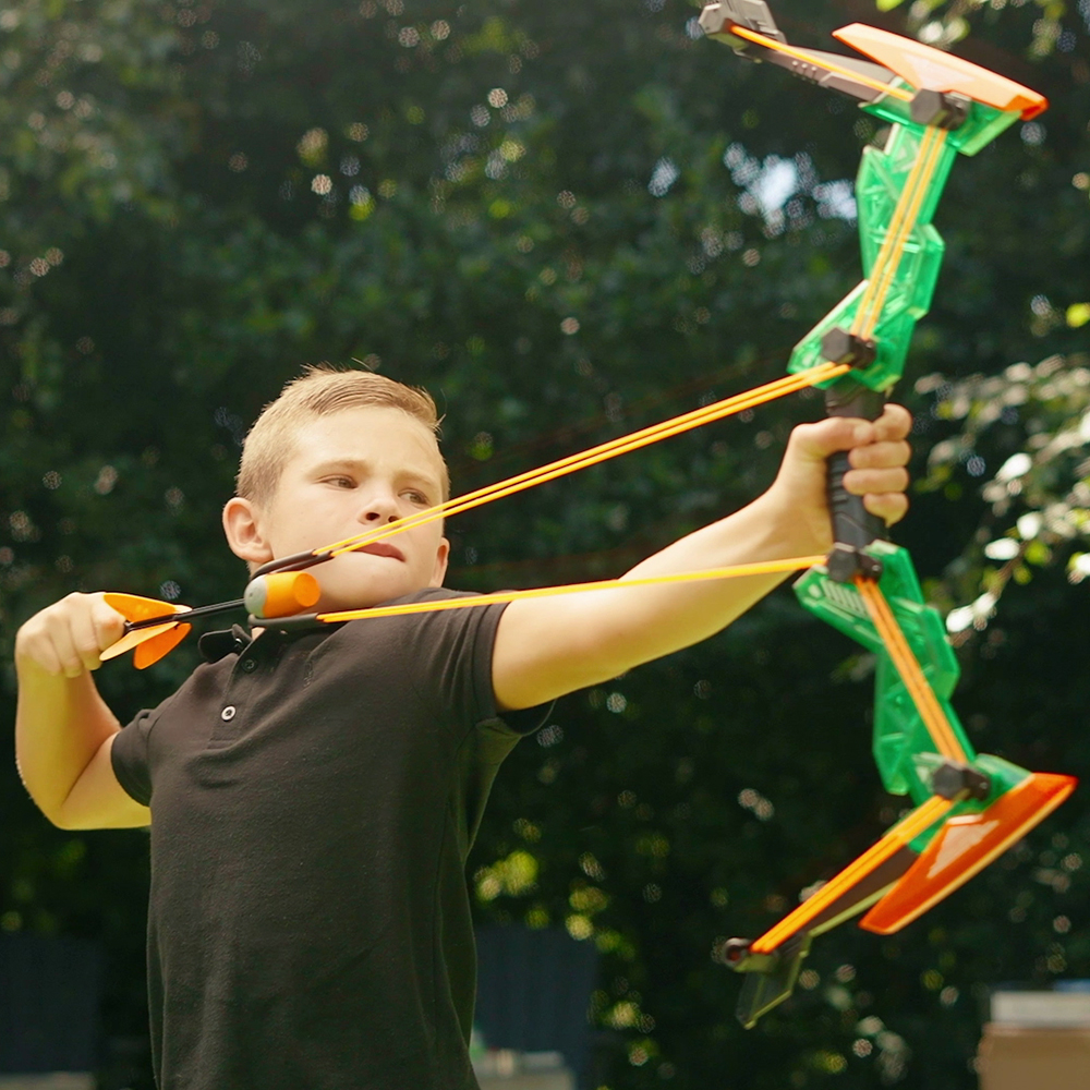 i-Play Action Bow Green | Kids Bow & Arrow Toy - Verimark
